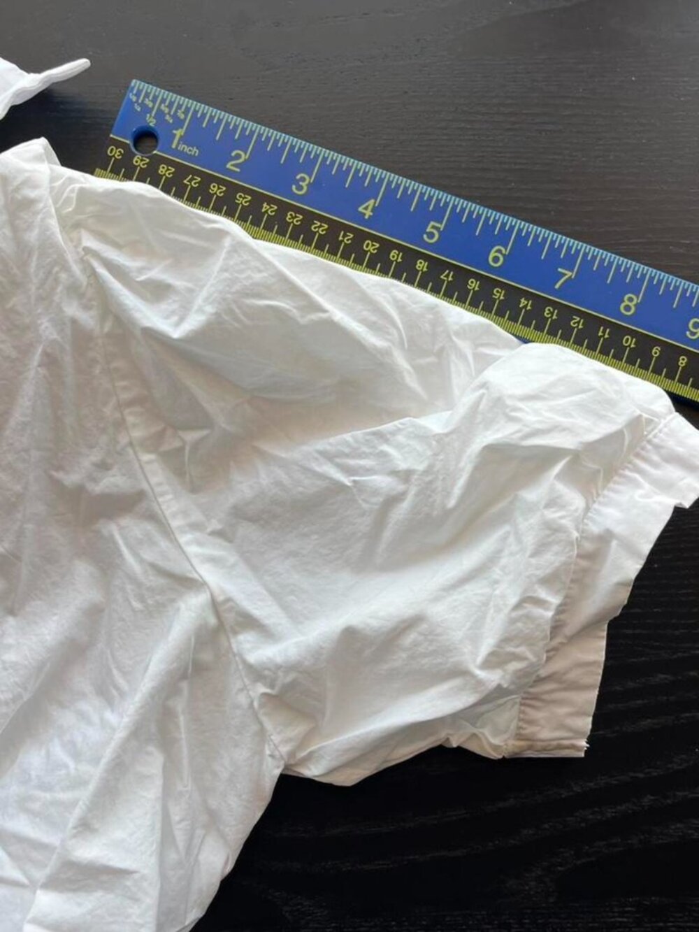 Tomorrow White Structured Cropped Button-Up - Picture 9 of 9